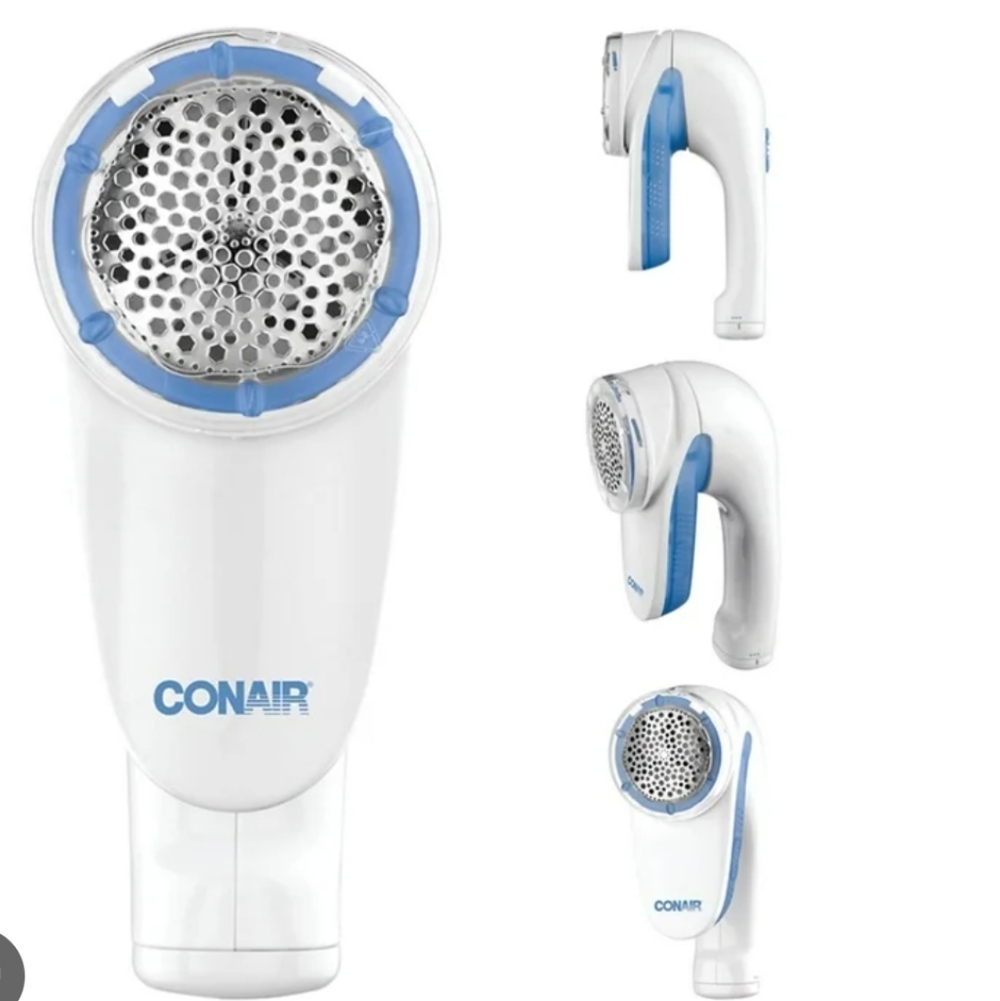 🧺 White & Blue Fabric Shaver – Clothes & Upholstery Lint Remover